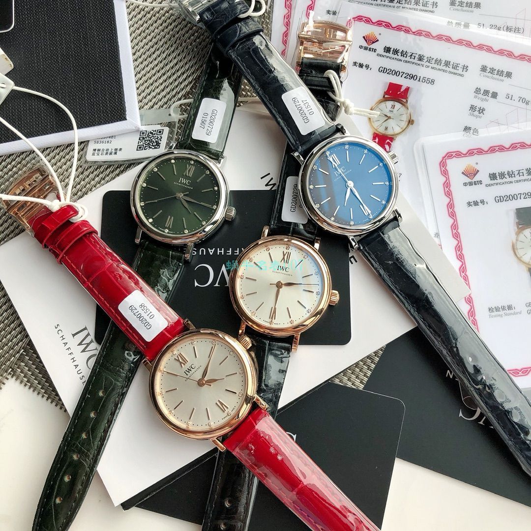  TOP 原单真钻 IWC 柏涛菲诺系列IW357405,IW357401女装 / WG580