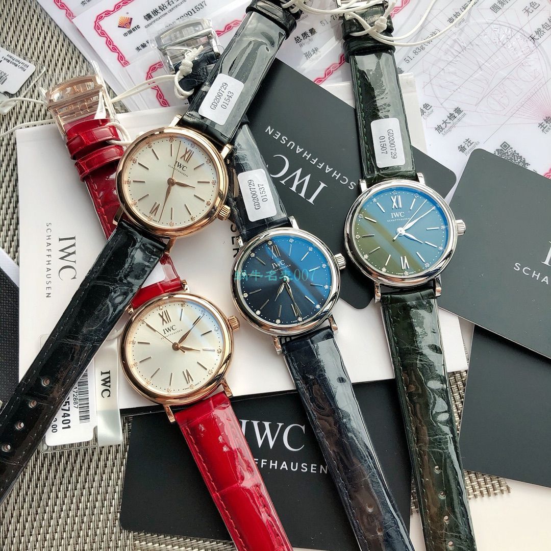  TOP 原单真钻 IWC 柏涛菲诺系列IW357405,IW357401女装 / WG580