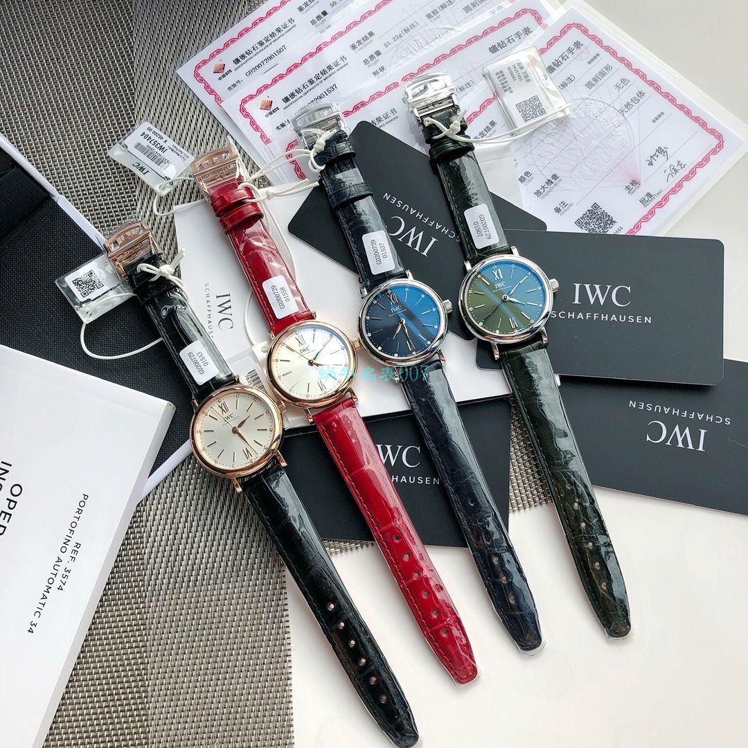  TOP 原单真钻 IWC 柏涛菲诺系列IW357405,IW357401女装 / WG580