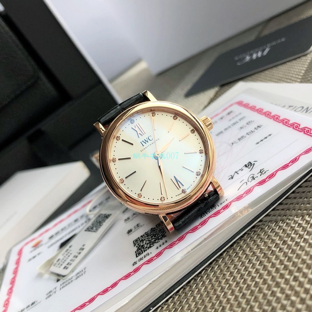  TOP 原单真钻 IWC 柏涛菲诺系列IW357405,IW357401女装 / WG580