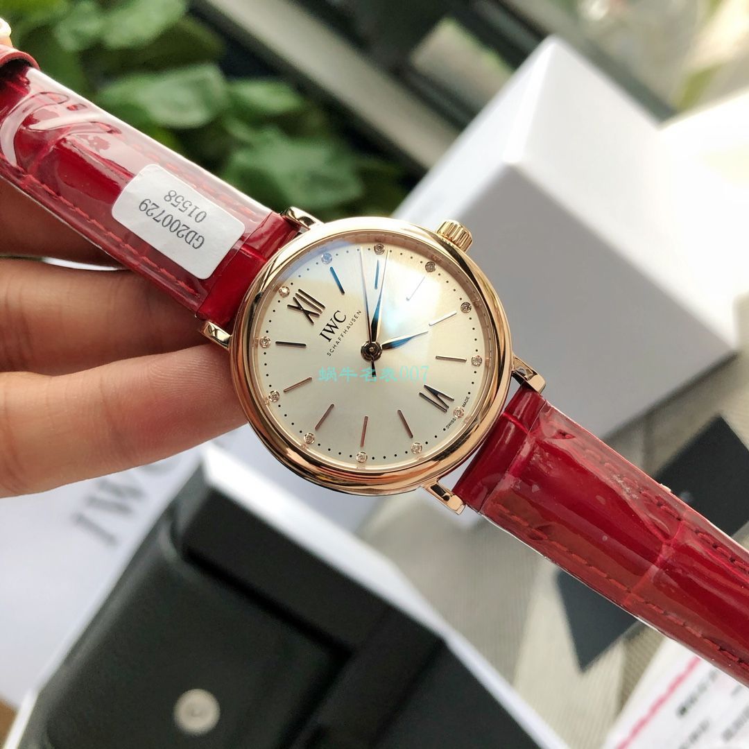  TOP 原单真钻 IWC 柏涛菲诺系列IW357405,IW357401女装 / WG580