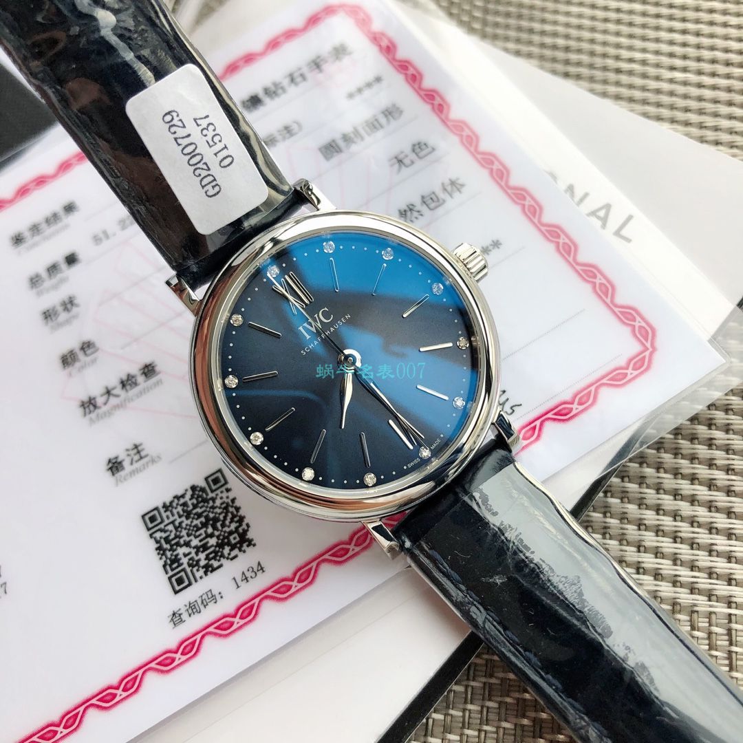  TOP 原单真钻 IWC 柏涛菲诺系列IW357405,IW357401女装 / WG580