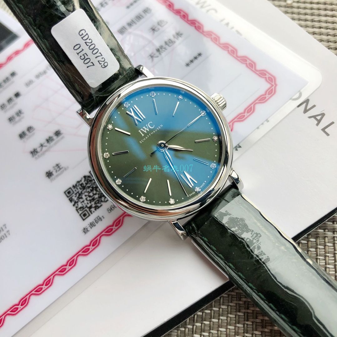  TOP 原单真钻 IWC 柏涛菲诺系列IW357405,IW357401女装 / WG580