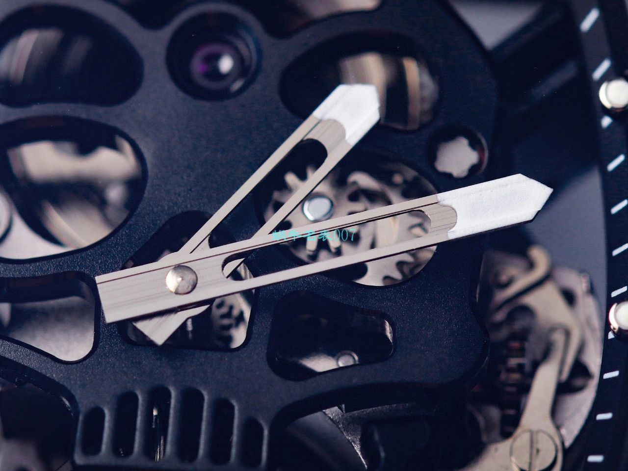 JB Factory  RICHARD MILLE RM52-01真 Tourbillon  carbon fiber 骷髅头鬼王 / RM052JB