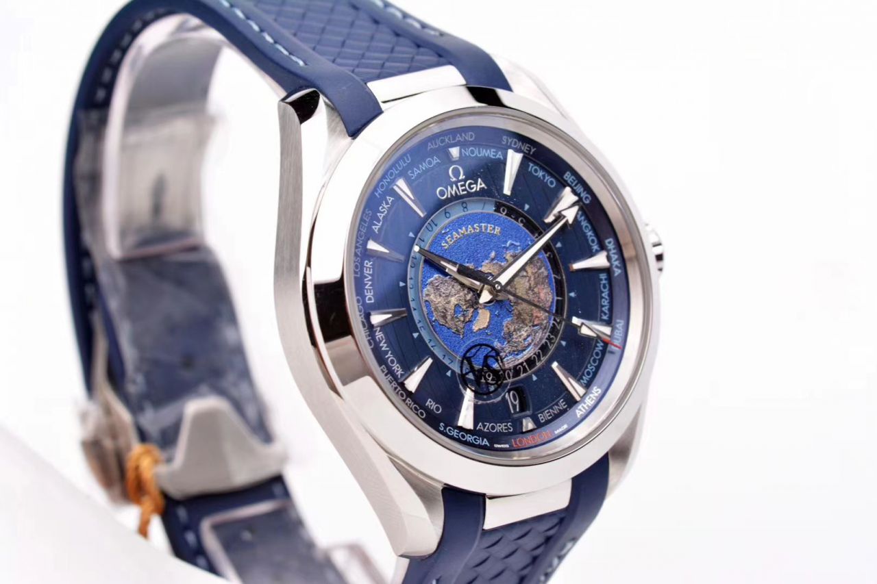 VS Factory OMEGA Seamaster 150米220.10.43.22.03.001，220.12.43.22.03.001限量版世界时 wrist watches  / VS731