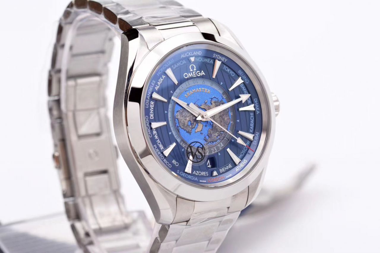 VS Factory OMEGA Seamaster 150米220.10.43.22.03.001，220.12.43.22.03.001限量版世界时 wrist watches  / VS731