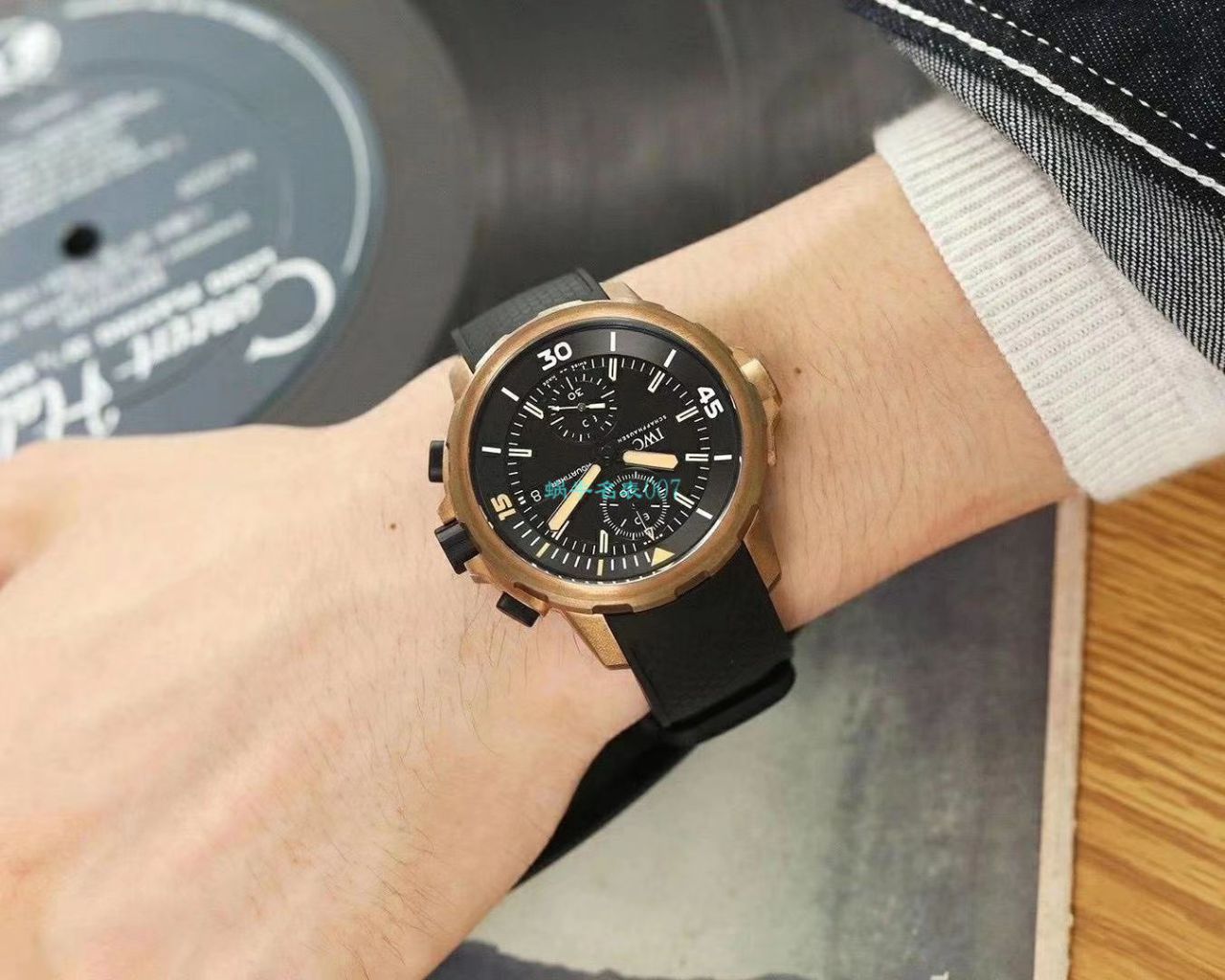 V6 Factory  IWC 海洋时计 Replica Watches IW379503青铜达尔文探险之旅特别版  / WG582