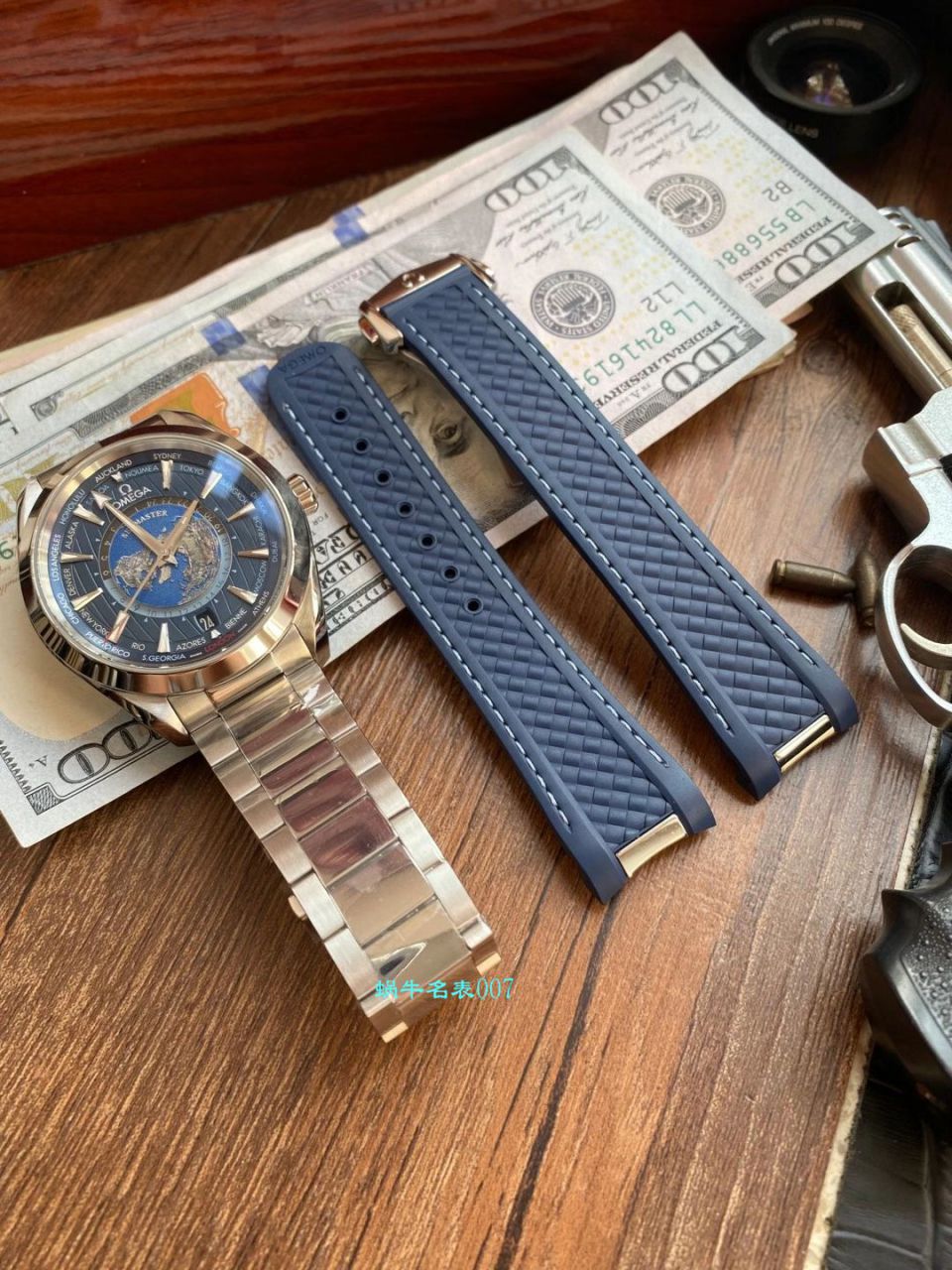 VS Factory OMEGA Seamaster 150米220.10.43.22.03.001，220.12.43.22.03.001限量版世界时 wrist watches  / VS731