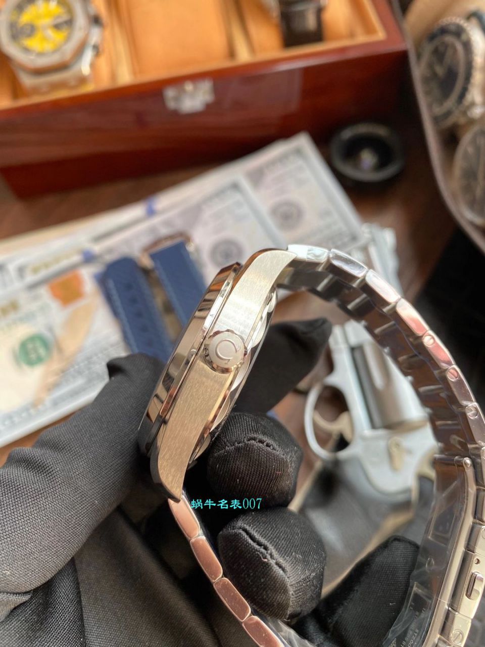 VS Factory OMEGA Seamaster 150米220.10.43.22.03.001，220.12.43.22.03.001限量版世界时 wrist watches  / VS731