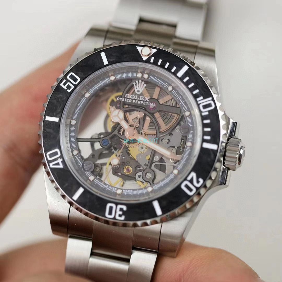 WWF Factory  Rolex 改装全镂空 Submariner 116610为原型 / R653