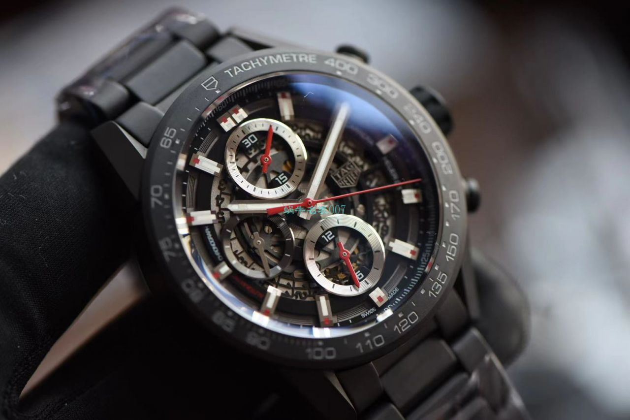 XF Factory  TAG Heuer 卡莱拉全 Composite 带黑骑士CAR2090.BH0729 top  Replica Watches  / TG108
