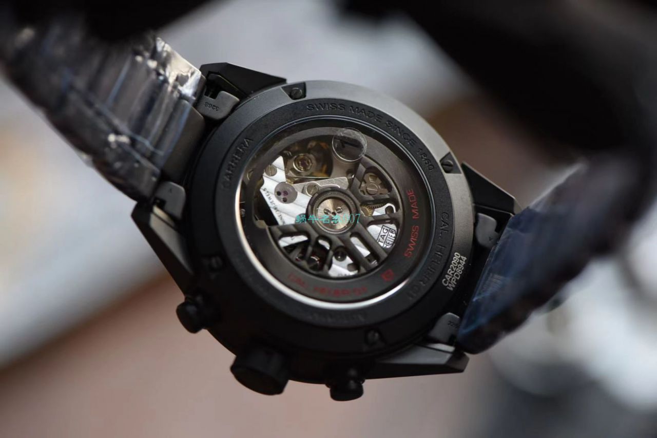 XF Factory  TAG Heuer 卡莱拉全 Composite 带黑骑士CAR2090.BH0729 top  Replica Watches  / TG108