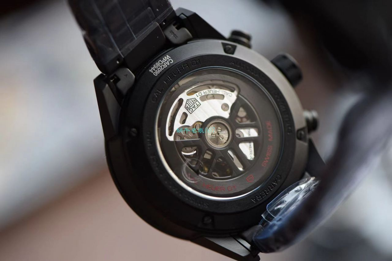 XF Factory  TAG Heuer 卡莱拉全 Composite 带黑骑士CAR2090.BH0729 top  Replica Watches  / TG108