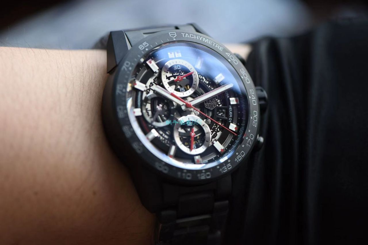 XF Factory  TAG Heuer 卡莱拉全 Composite 带黑骑士CAR2090.BH0729 top  Replica Watches  / TG108