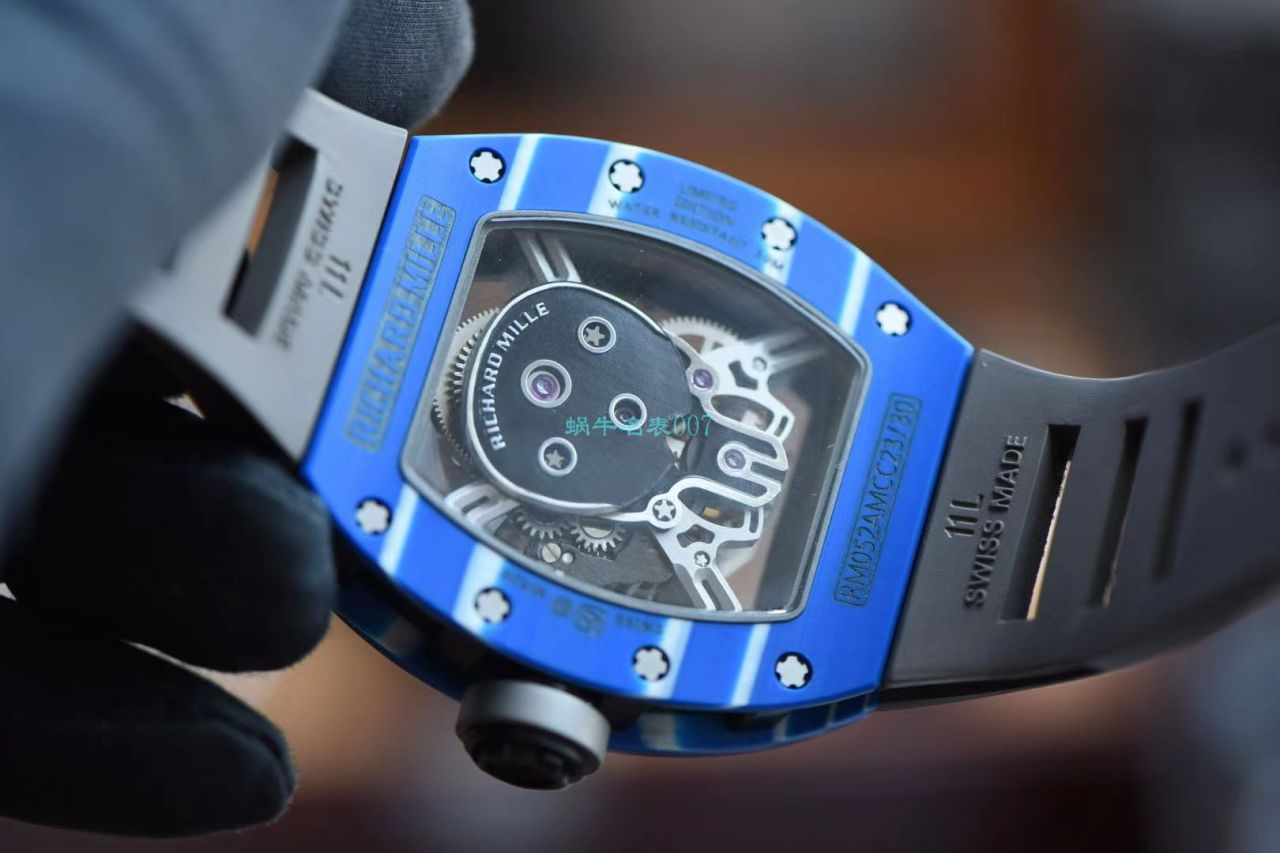 【 Video analysis 】JB Factory  RICHARD MILLE RM52-01 High quality  Replica Watches 真 Tourbillon  carbon fiber 骷髅头鬼王 / RM52-01A