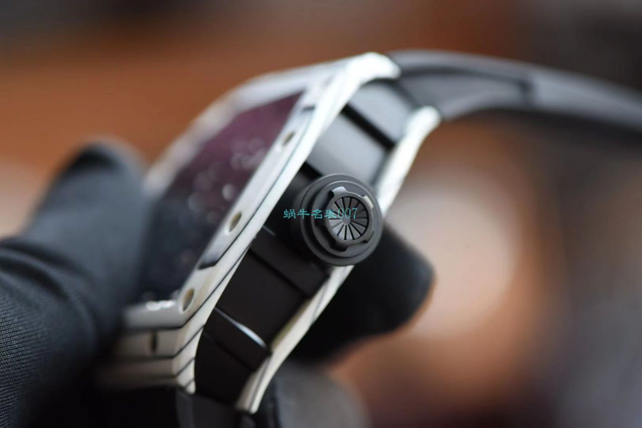 【 Video analysis 】JB Factory  RICHARD MILLE RM52-01 High quality  Replica Watches 真 Tourbillon  carbon fiber 骷髅头鬼王 / RM52-01A
