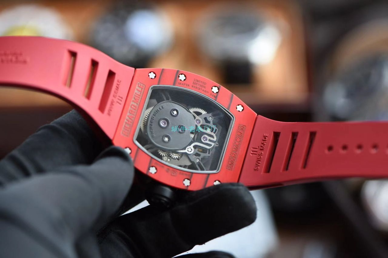 【 Video analysis 】JB Factory  RICHARD MILLE RM52-01 High quality  Replica Watches 真 Tourbillon  carbon fiber 骷髅头鬼王 / RM52-01A