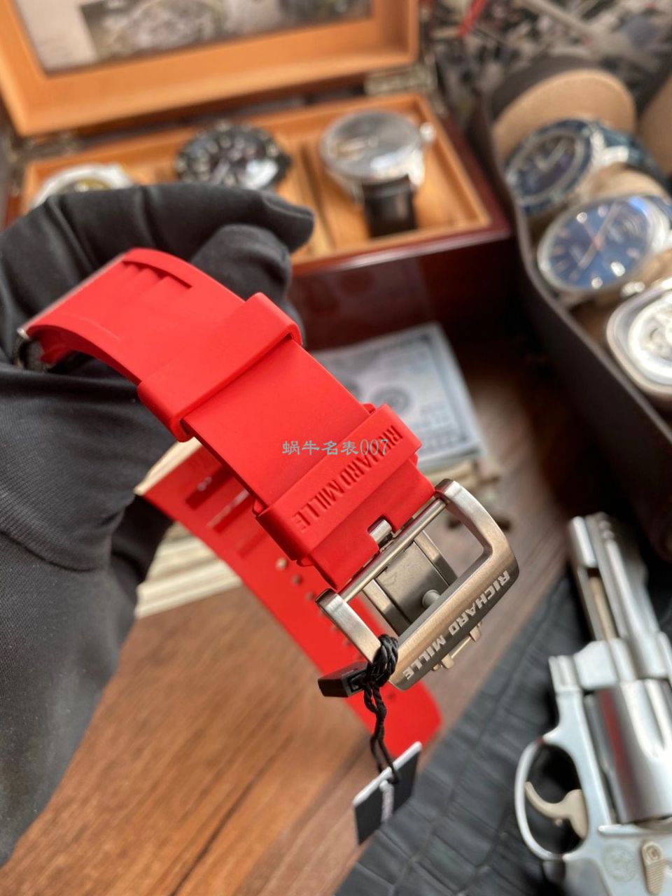  copy customized 款 RICHARD MILLE RM 51-01龙虎满钻真 High quality  Replica  Tourbillon  Watches  / RM 51-01