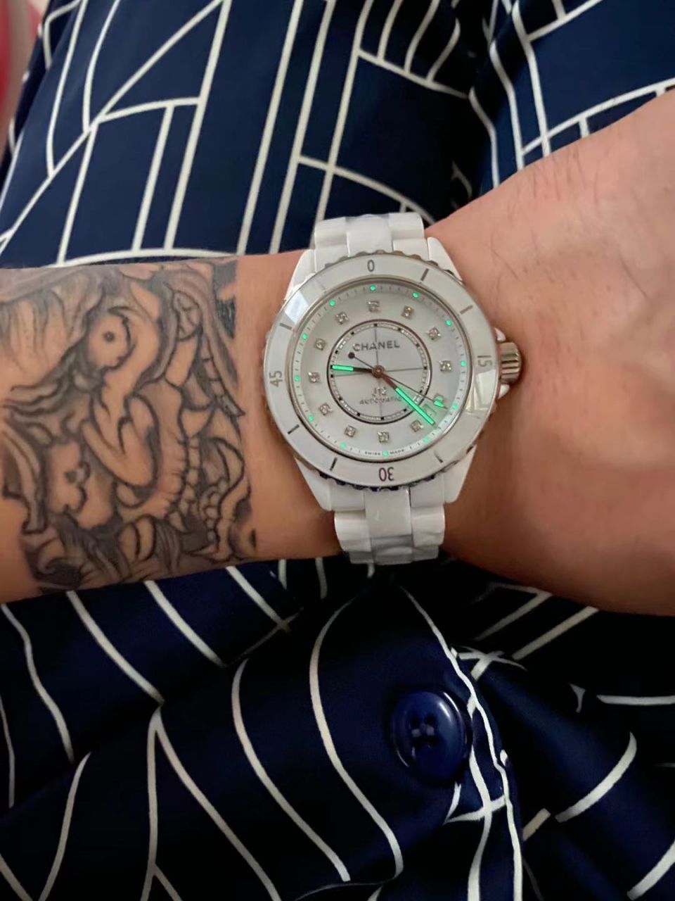 【 Video analysis 】BV Factory  top  Replica Copy  Watches 香奈儿J12系列背透机械H5700 wrist watches  / X060