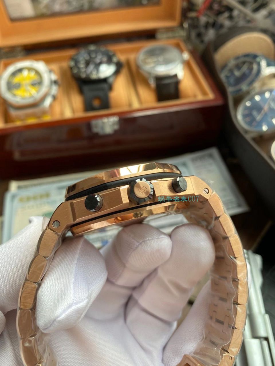 JF Factory Audemars Piguet  Royal Oak Offshore  Replica Copy  Watches 26470OR.OO.1000OR.03 wrist watches  / AP217