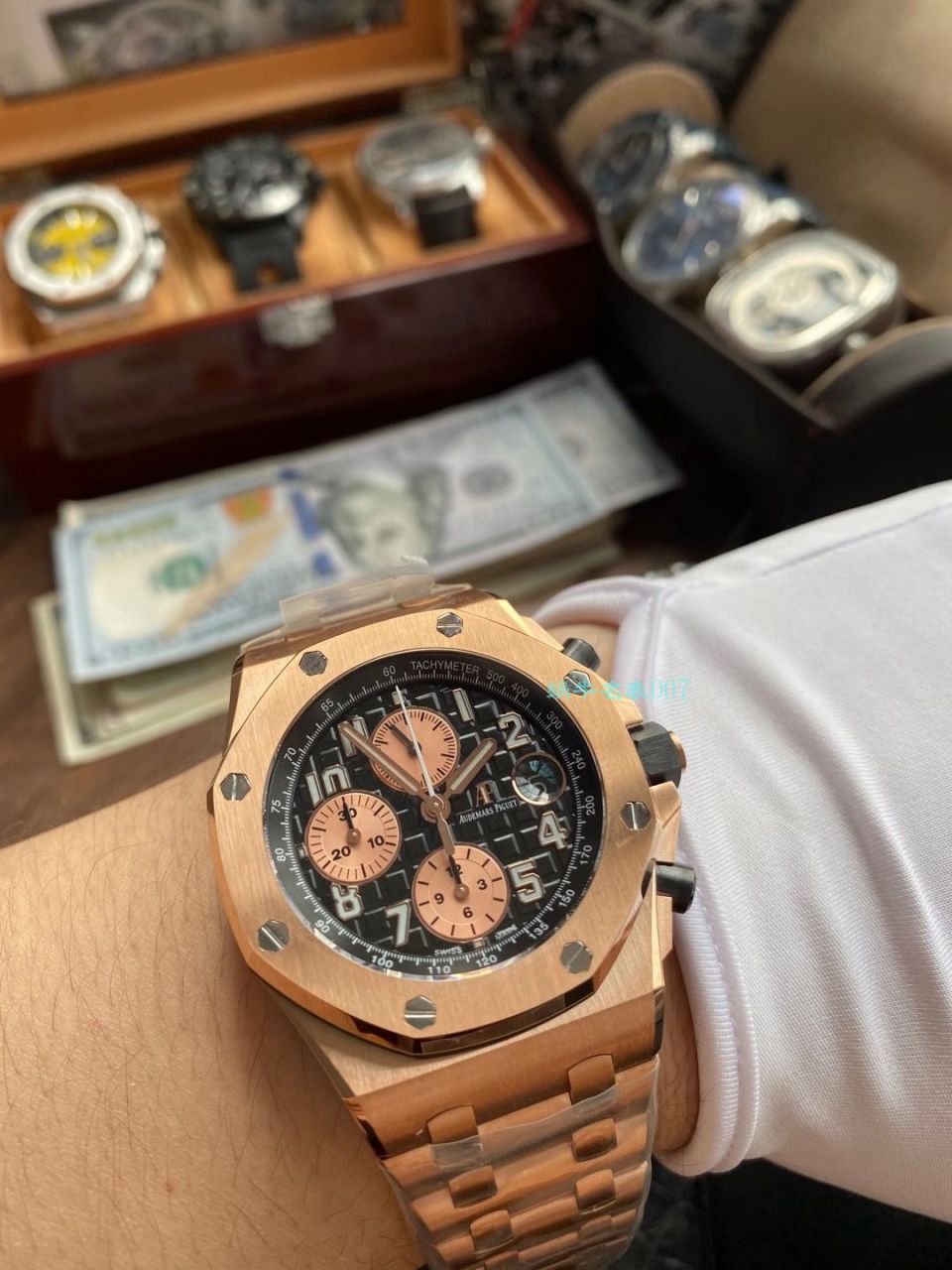 JF Factory Audemars Piguet  Royal Oak Offshore  Replica Copy  Watches 26470OR.OO.1000OR.03 wrist watches  / AP217