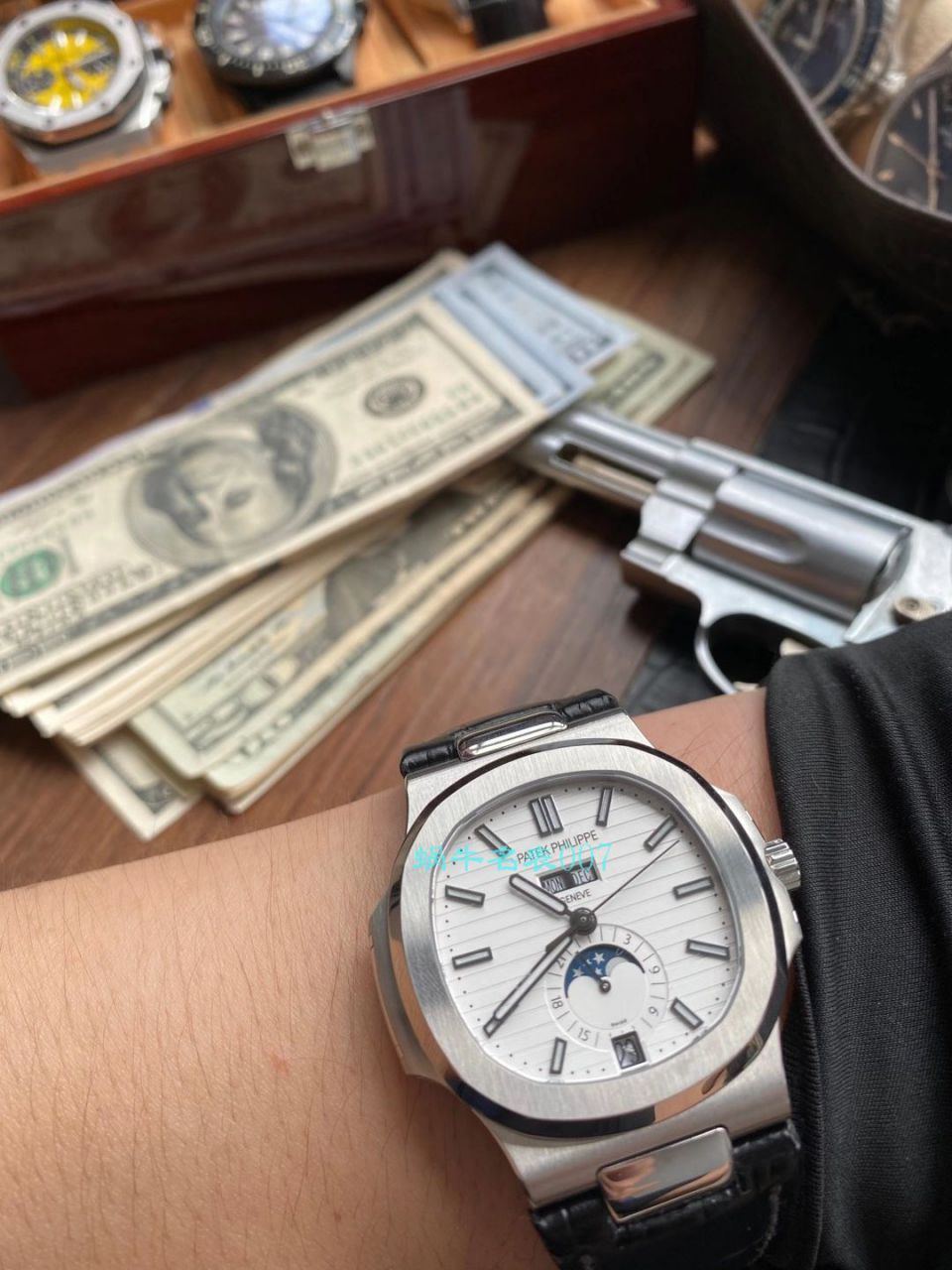【 Video analysis 】GR Factory  PATEK PHILIPPE 真月相 Nautilus 1比1  Replica Watches V2版本5726/1A-014 / BD332