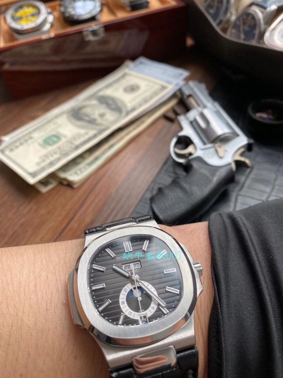 【 Video analysis 】GR Factory  PATEK PHILIPPE 真月相 Nautilus 1比1  Replica Watches V2版本5726/1A-014 / BD332
