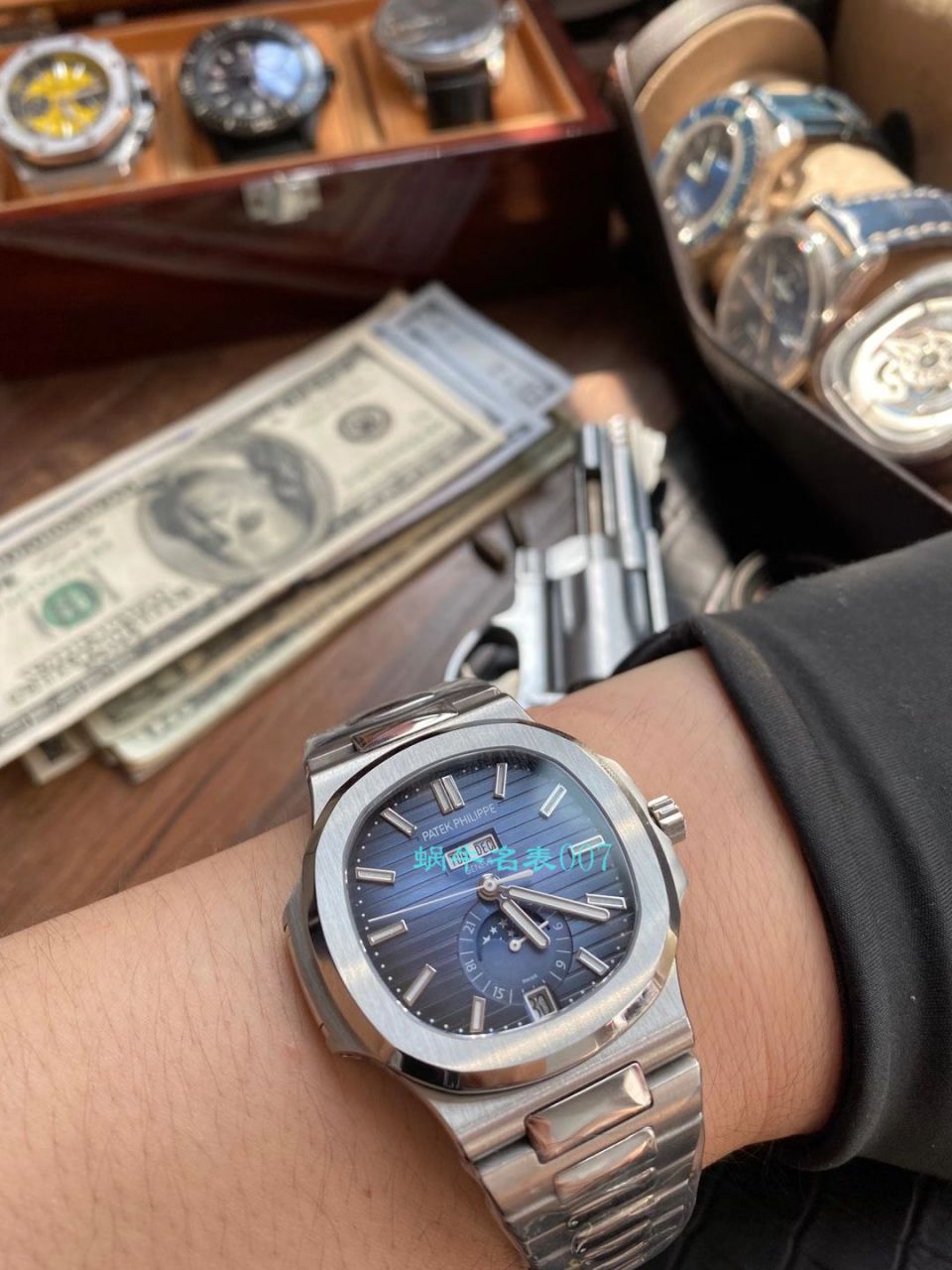 【 Video analysis 】GR Factory  PATEK PHILIPPE 真月相 Nautilus 1比1  Replica Watches V2版本5726/1A-014 / BD332
