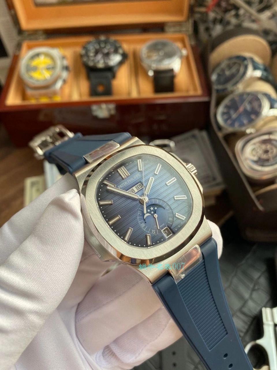 【 Video analysis 】GR Factory  PATEK PHILIPPE 真月相 Nautilus 1比1  Replica Watches V2版本5726/1A-014 / BD332