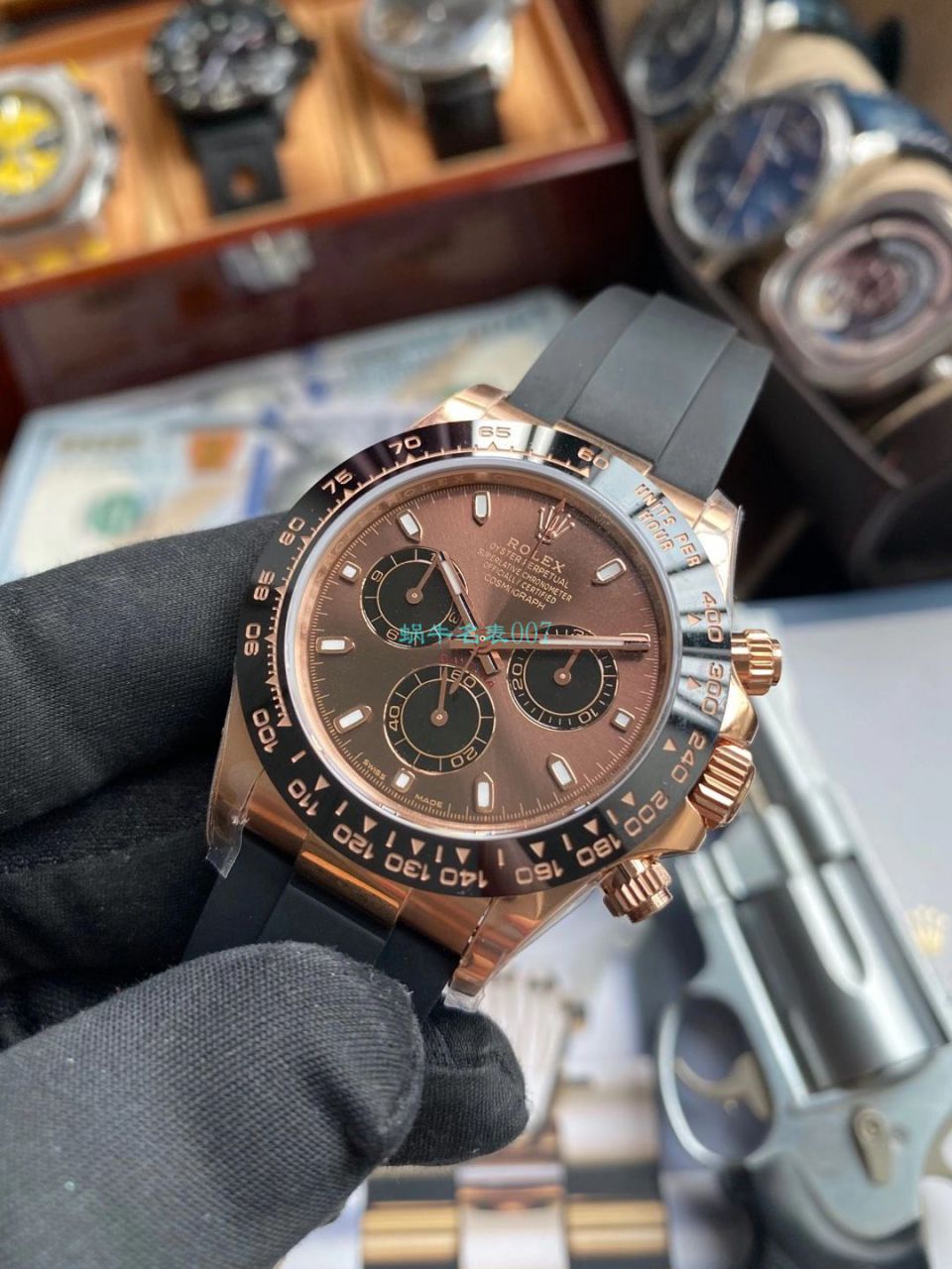 【 Video analysis 】N Factory  Rolex 4130 Ditongna  top  Replica Copy  Watches 咖啡猫m116515ln-0041 wrist watches  / R663