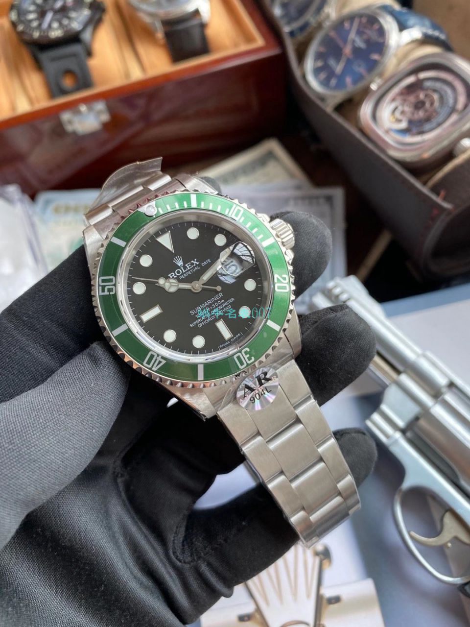 AR Factory  Rolex ROLEX复古 Submariner  Submariner 16610LV-93250 Replica Copy  Watches  / R665