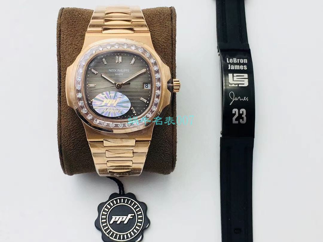 【PPF FactoryV4升级版强势来袭】 PATEK PHILIPPE  Replica Copy  Nautilus 5711/1A-010璀璨方钻 Replica Watches  / BD337
