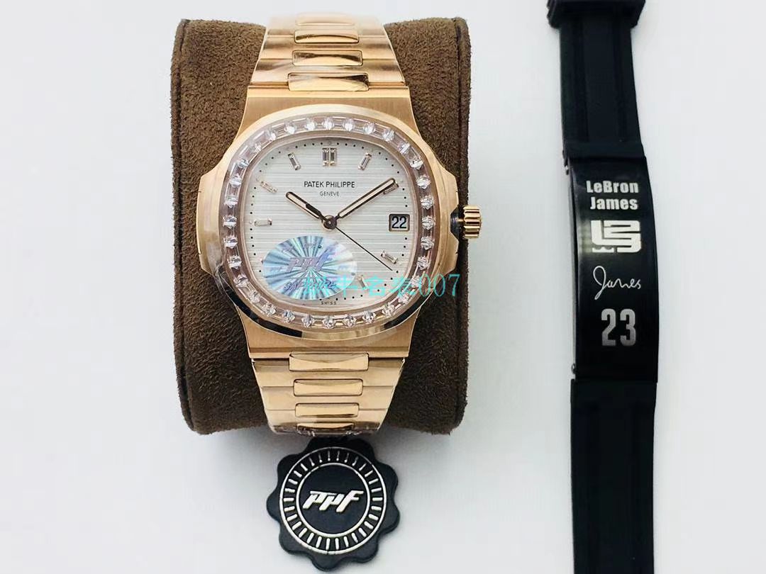 【PPF FactoryV4升级版强势来袭】 PATEK PHILIPPE  Replica Copy  Nautilus 5711/1A-010璀璨方钻 Replica Watches  / BD337