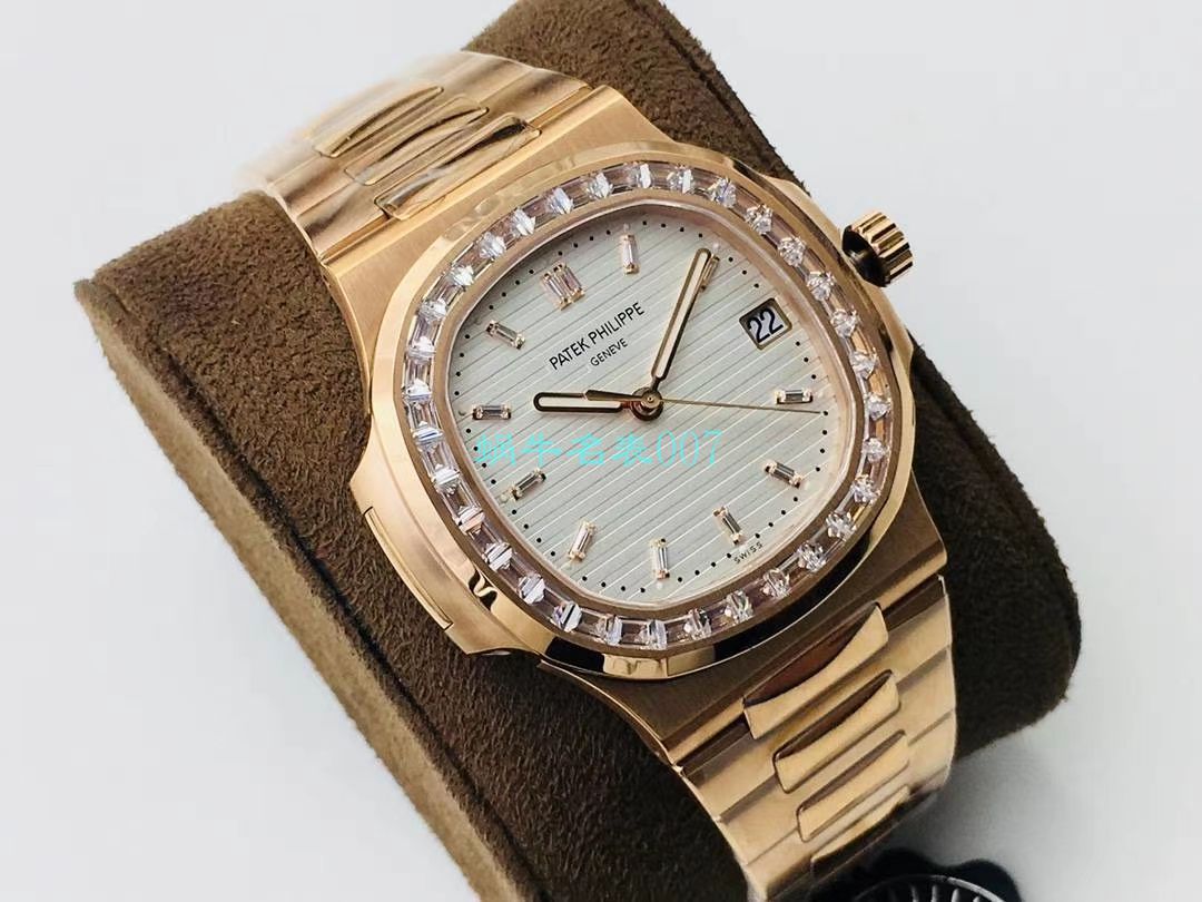 【PPF FactoryV4升级版强势来袭】 PATEK PHILIPPE  Replica Copy  Nautilus 5711/1A-010璀璨方钻 Replica Watches  / BD337