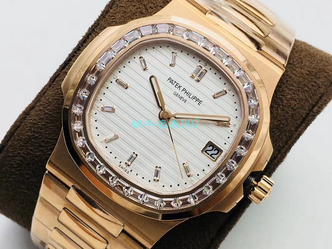 【PPF FactoryV4升级版强势来袭】 PATEK PHILIPPE  Replica Copy  Nautilus 5711/1A-010璀璨方钻 Replica Watches  / BD337
