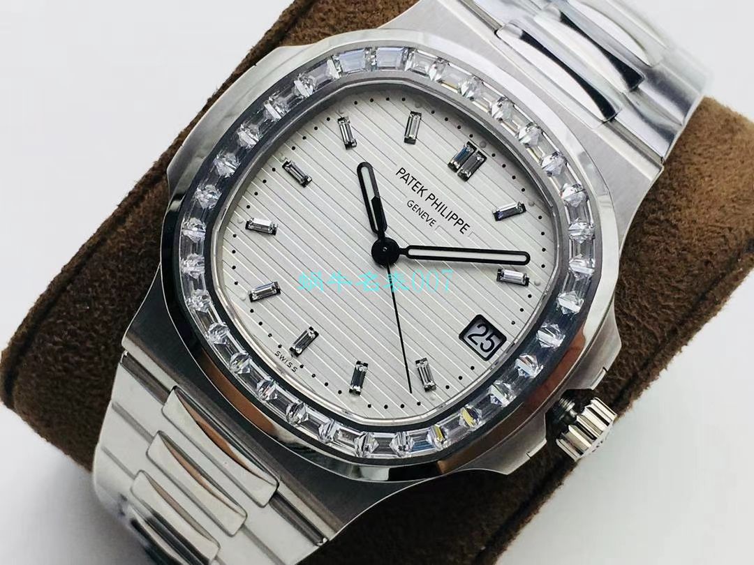 【PPF FactoryV4升级版强势来袭】 PATEK PHILIPPE  Replica Copy  Nautilus 5711/1A-010璀璨方钻 Replica Watches  / BD337