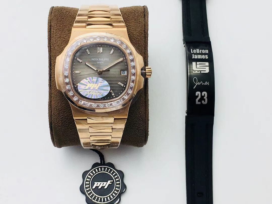 【PPF FactoryV4升级版强势来袭】 PATEK PHILIPPE  Replica Copy  Nautilus 5711/1A-010璀璨方钻 Replica Watches  / BD337