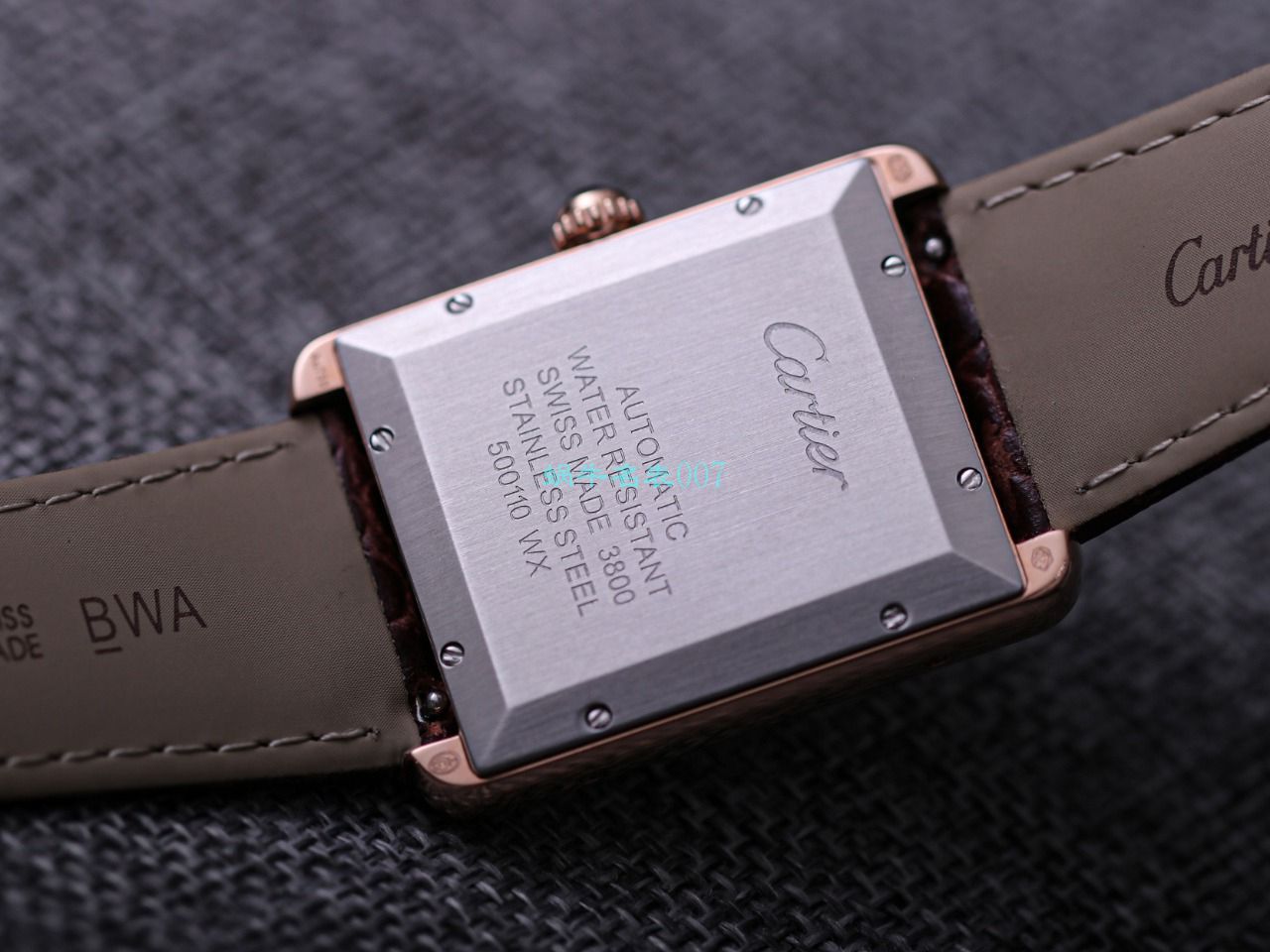 V9 Factory  Cartier  坦克系列 top  Knockoff  Watches W5200028（超大号） wrist watches  / K315