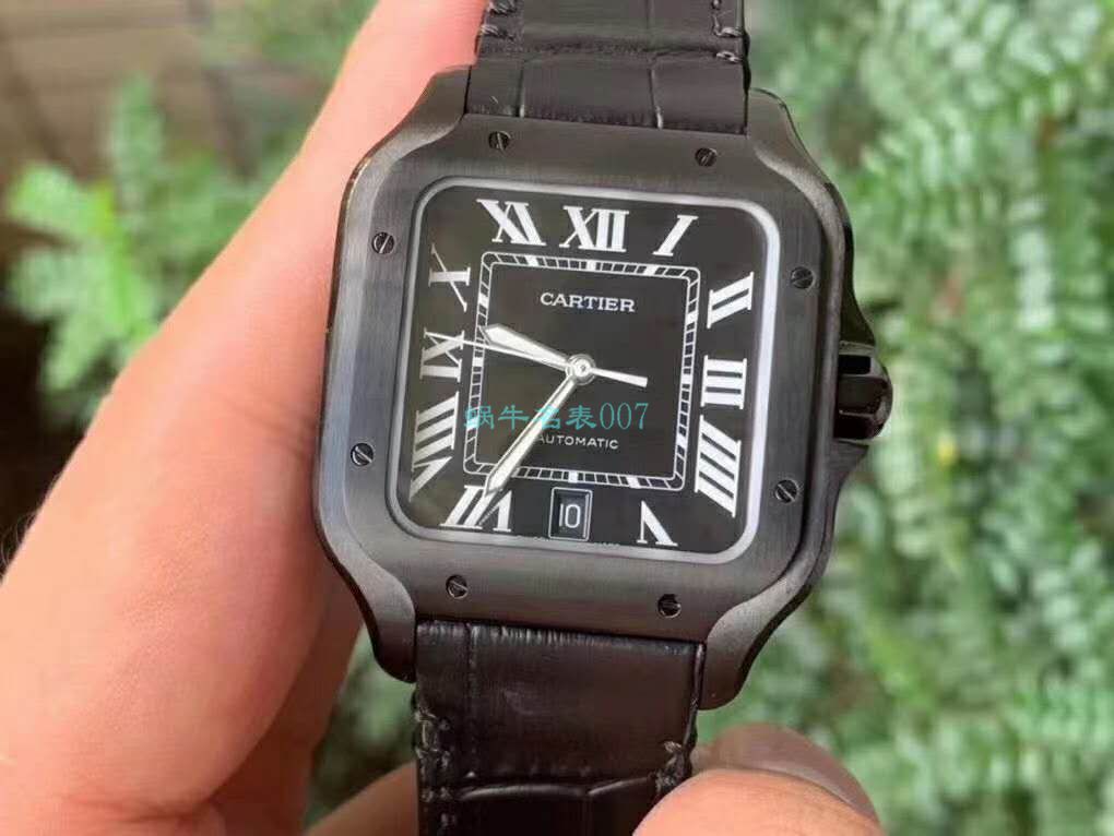 V6 Factory  Cartier   Santos  top  Replica Copy WSSA0039二代黑武士仿表 / K311