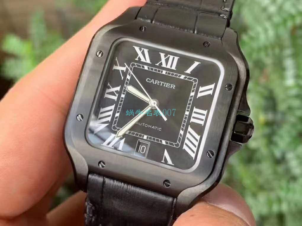 V6 Factory  Cartier   Santos  top  Replica Copy WSSA0039二代黑武士仿表 / K311