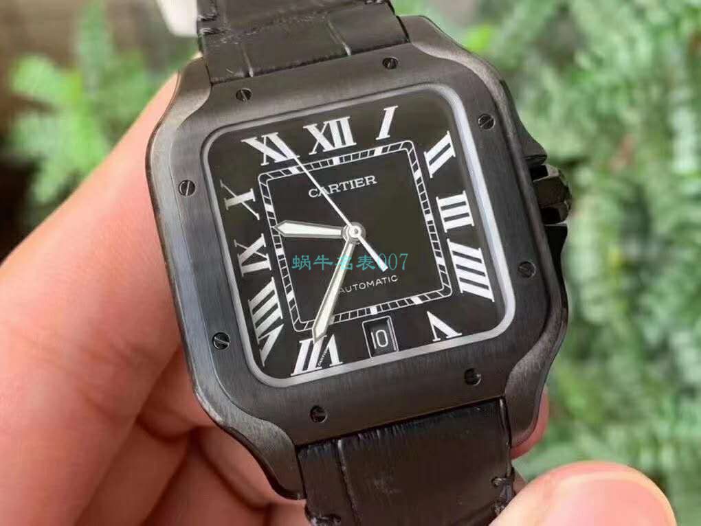 V6 Factory  Cartier   Santos  top  Replica Copy WSSA0039二代黑武士仿表 / K311
