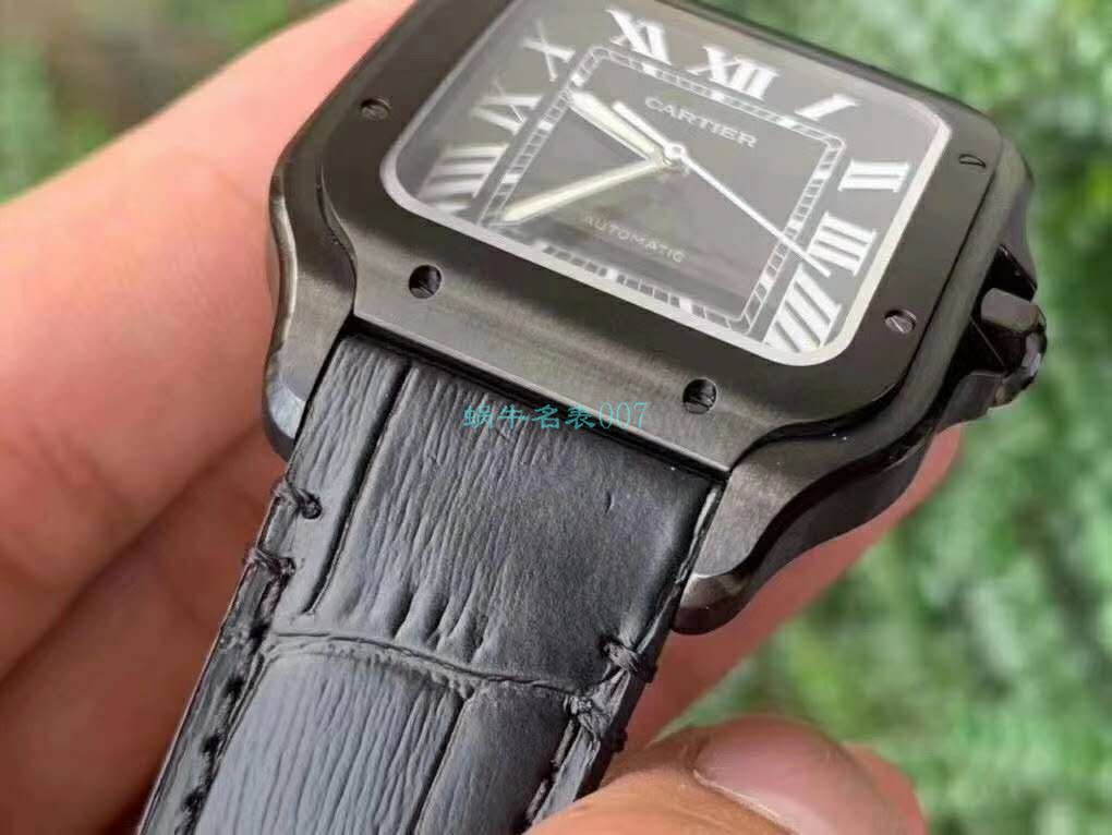 V6 Factory  Cartier   Santos  top  Replica Copy WSSA0039二代黑武士仿表 / K311