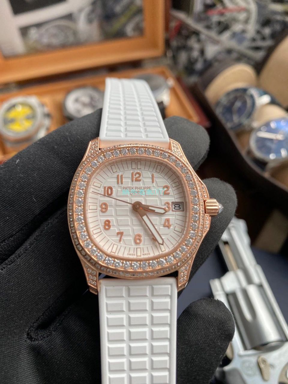 PPF Factory  PATEK PHILIPPE AQUANAUT top  Replica Watches 5069R-001女款 / BD337