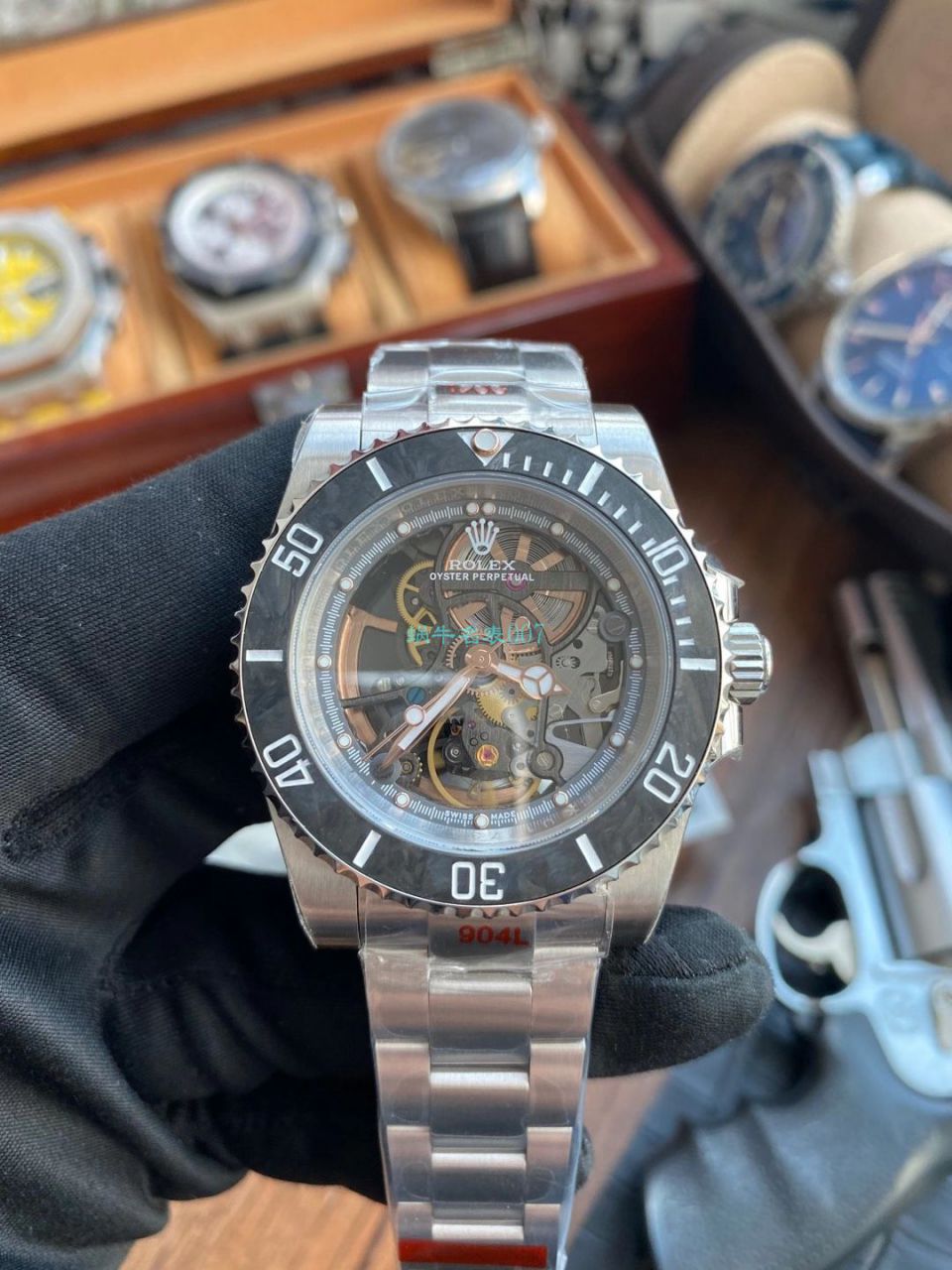 WWF Factory  Rolex 改装全镂空 Submariner 116610为原型 / R653