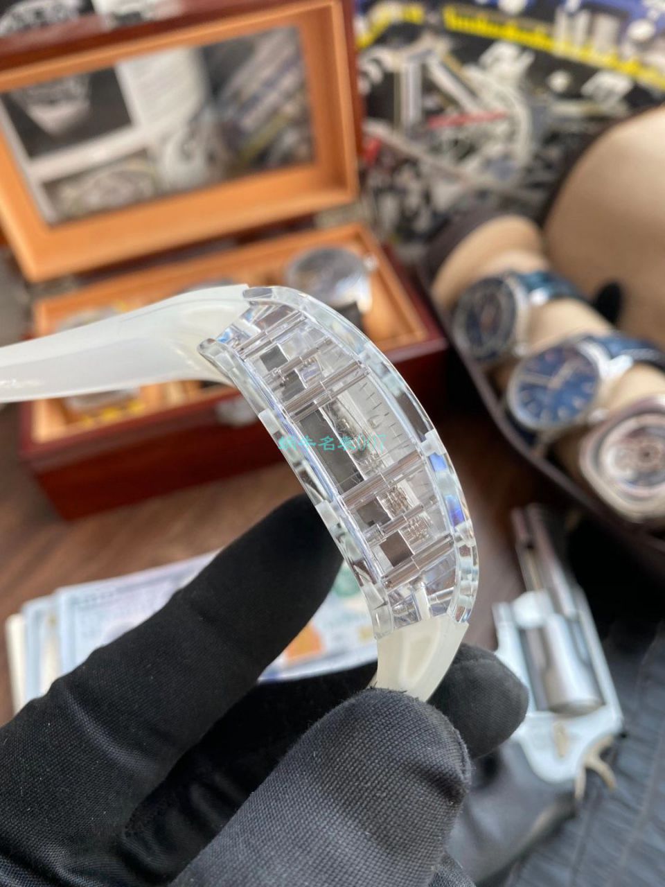 EUR  Factory 超级雪琉璃 RICHARD MILLE RM056，RM 56-02 Tourbillon  top  Replica Copy  Watches  / RM 56-02