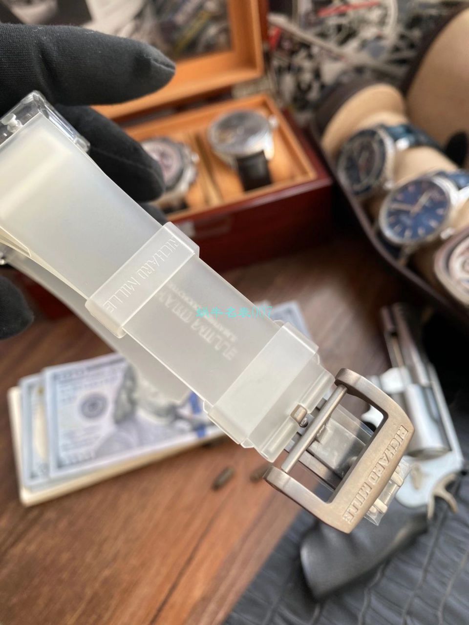 EUR  Factory 超级雪琉璃 RICHARD MILLE RM056，RM 56-02 Tourbillon  top  Replica Copy  Watches  / RM 56-02