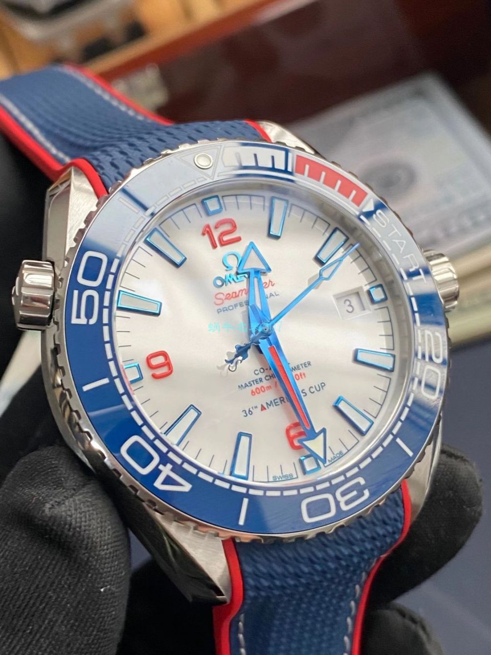 VS Factory 1比1 Replica Watches OMEGA Seamaster 系列海洋宇宙美洲杯限量版 wrist watches  / VS733