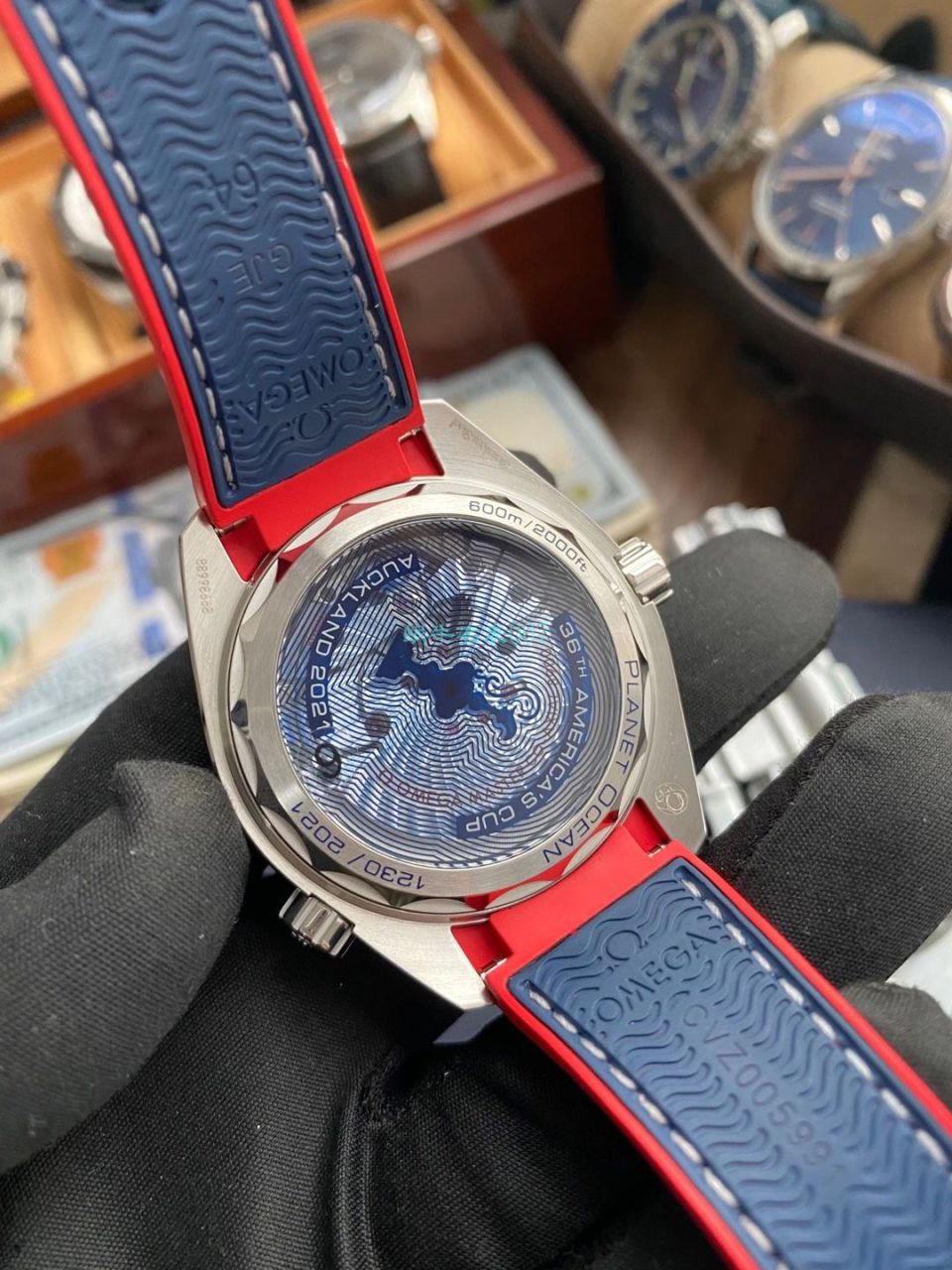 VS Factory 1比1 Replica Watches OMEGA Seamaster 系列海洋宇宙美洲杯限量版 wrist watches  / VS733