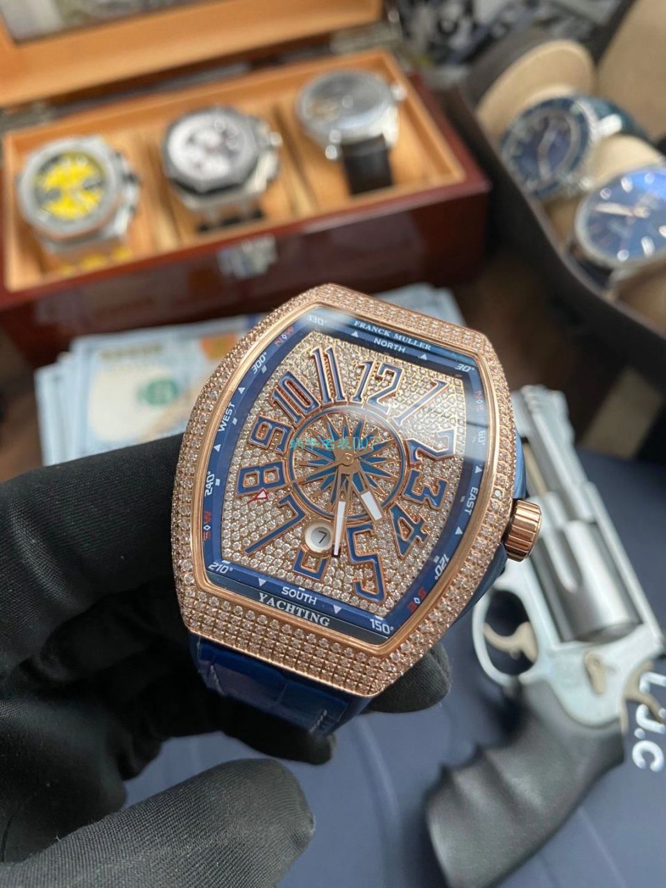 ABF Factory  Franck Muller Franck Muller YACHTING系列V45 1比1 Replica Watches  / FL081
