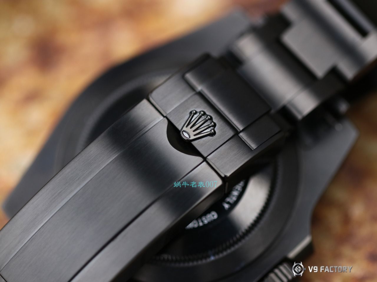 V9 Factory  Rolex 水鬼 top  Replica Watches BLAKEN  SUBMARINER  DATE LV官方同款曜黑改装版 / R670